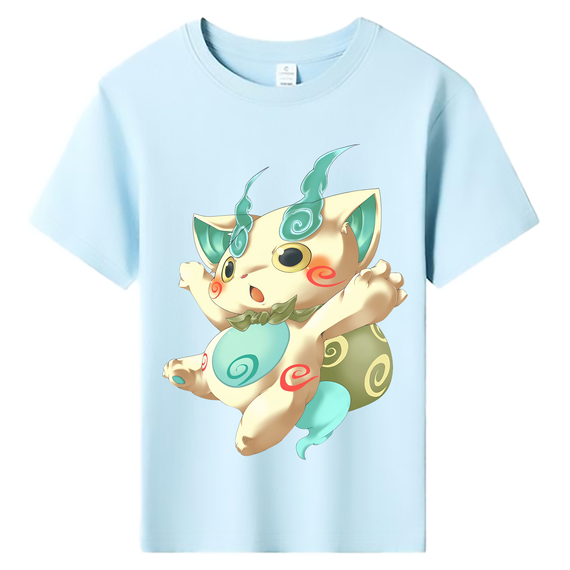 （画像用） 妖怪ウォッチ Yo-kai Watch 綿100％キッズTシャツ（フロントプリント）